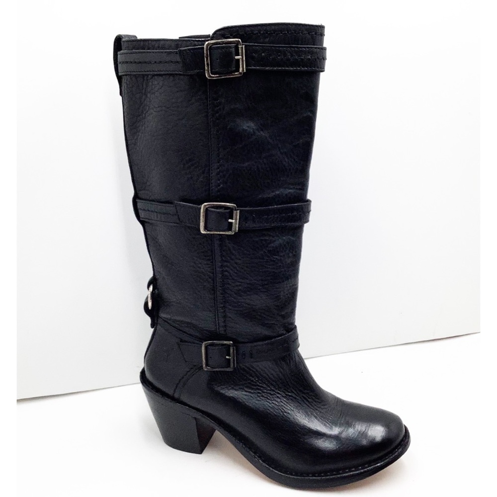 {FRYE}Carmen 3-Strap Leather Boot